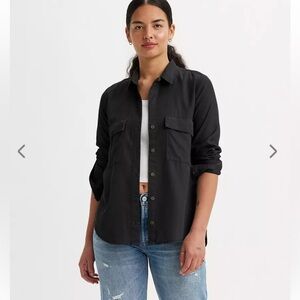 Levi's Charcoal Button-Up Shirt